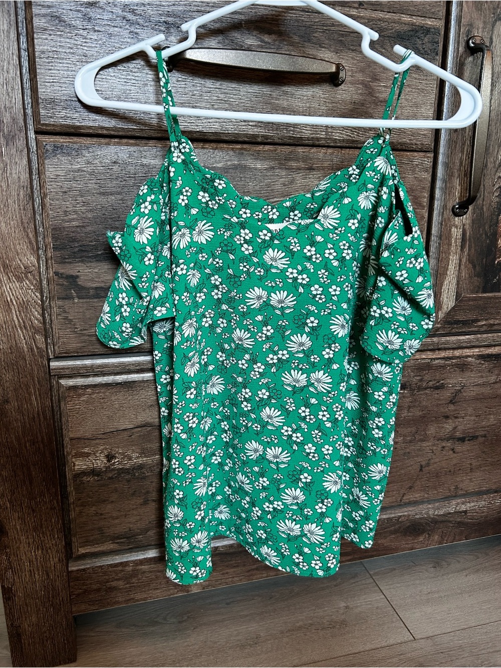 Monteau | Green Floral Cami Top